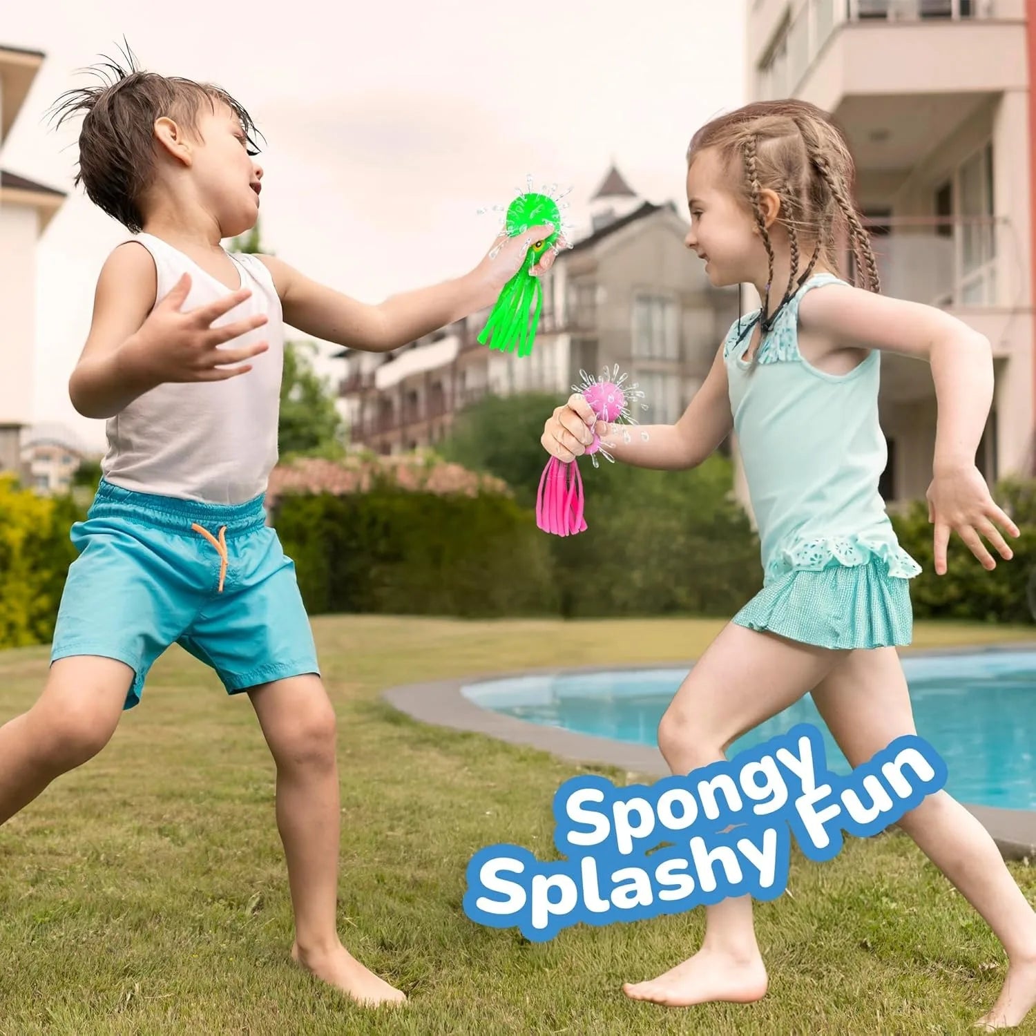 Octopus Water Balls Pool Toys for Kids Sensory Octopus Water Bomb Splash Balls Toddler Bath Toy Swimming Pool Floating Swim Toys