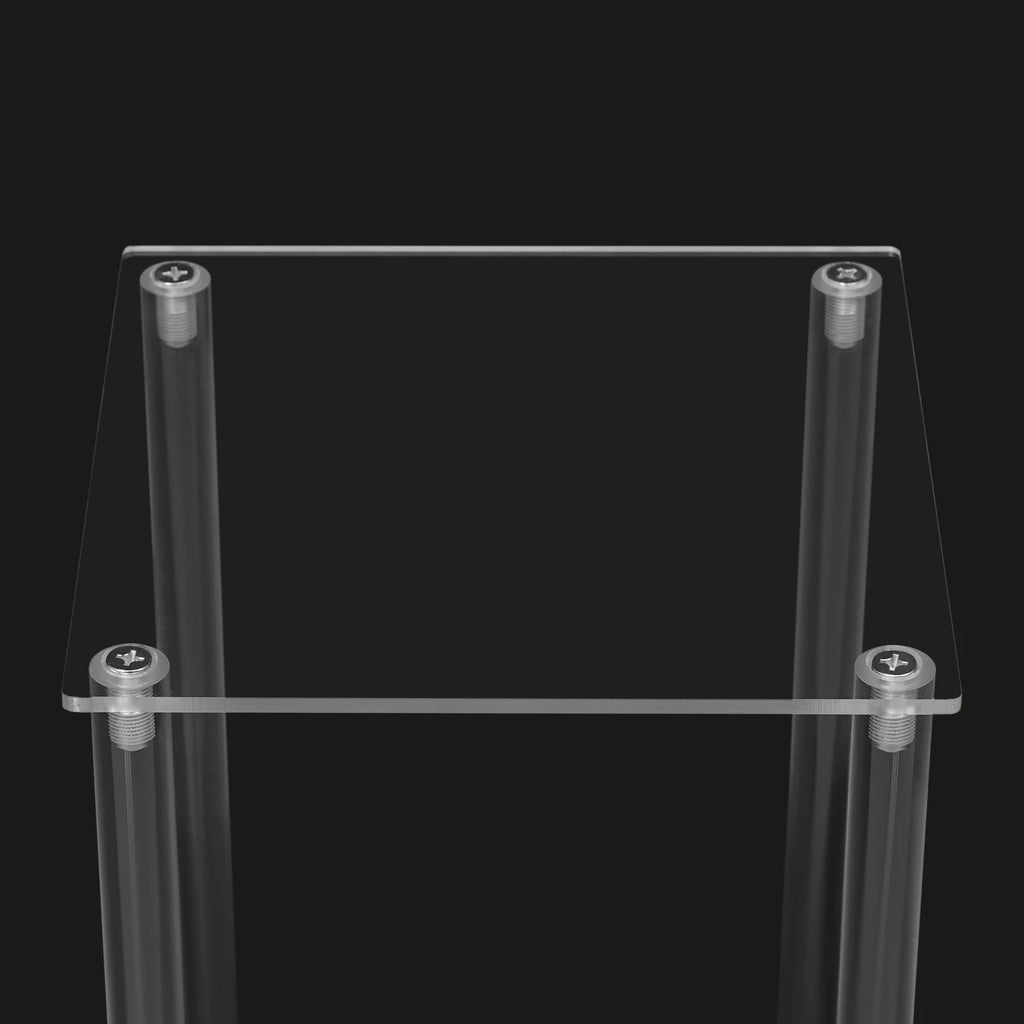 10Pcs Clear Acrylic Flower Stands Rectangular Flower Display Stand Acrylic Wedding Flower Stand 20x20x60cm