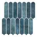 1/10pcs 3D Decorative Tile Stickers, 3D Fish Scale Textures, Matte 30cm x 30cm, Water and Mold Resistant, for Kitchen Bathroom W