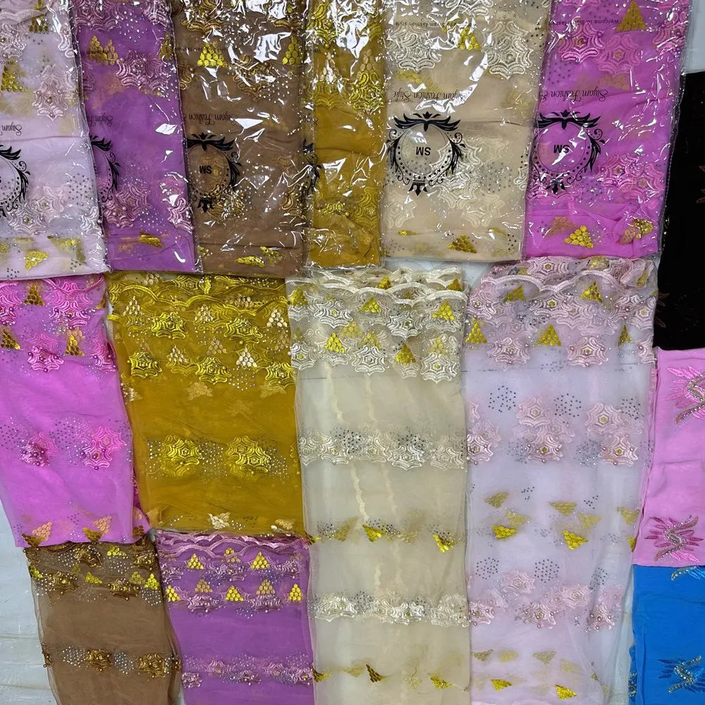3D Stone New Dubai Scarf For Muslim Women African voile stone big Hijab Islam Hijab Pashmina Turban Headscarf Embroidery Shawls