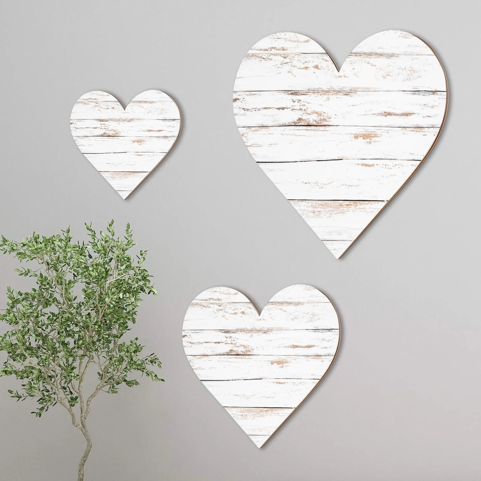 Simple Wooden Wall Decoration Hot Air Balloons Sun Moon Stars Heart-shaped Wall Ornaments Warm Sweet Children's Rooms