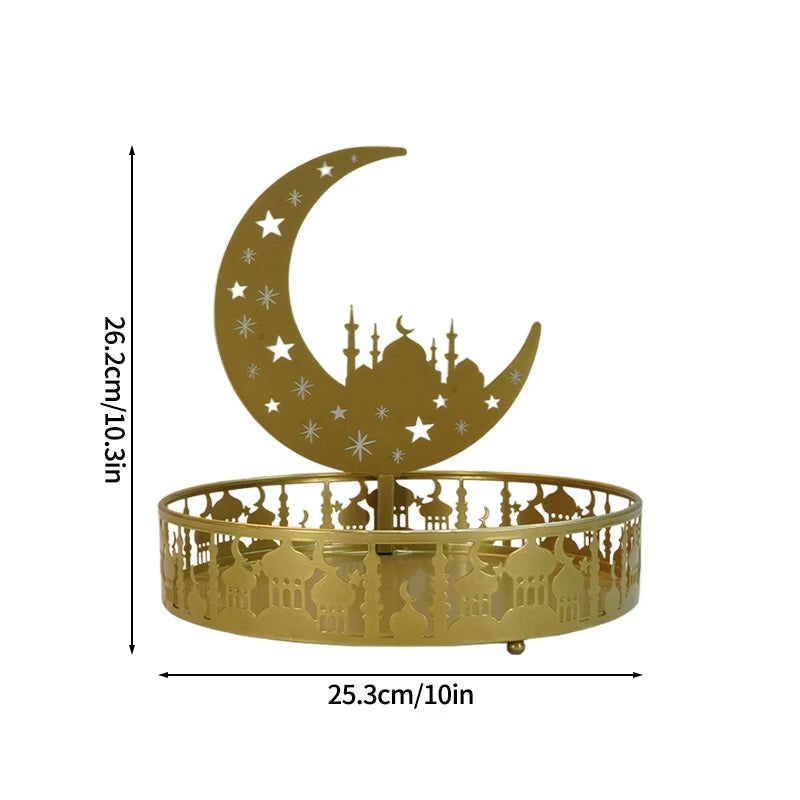 2026 Eid Mubarak Candy Holder Ramadan Candy Tray Holder Muslim Party Supplies Ramadan Eid Candy Box Islamic Decoration