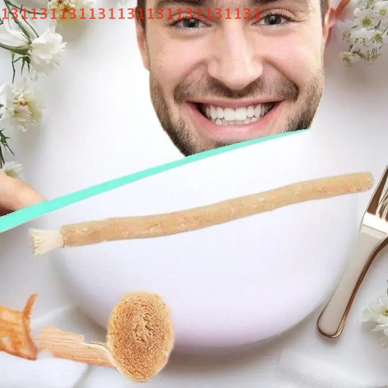 1Pcs Portable Natural Miswak Toothbrush Traditional Teeth Whitener & Manual Tooth Care Stick For Travel