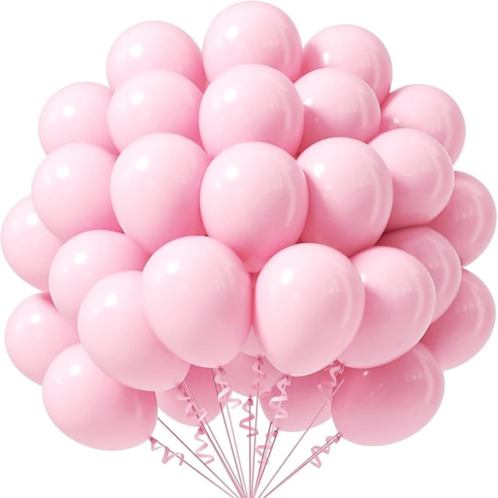 Pastel Pink Blue Balloons Black White Red Balloon Birthday Party Baby Shower Wedding Gender Reveal Birrthday Party Decoration