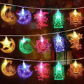 Ramadan Decorations 2026 Moon Star Castle LED String Lights Islam Muslim Festival Party Lantern Eid Mubarak Decoration for Home