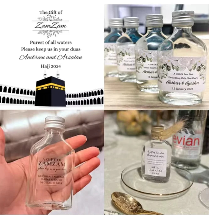 Zamzam Water Plastic Bottle Refillable for Hajj, Umrah & Party Guests