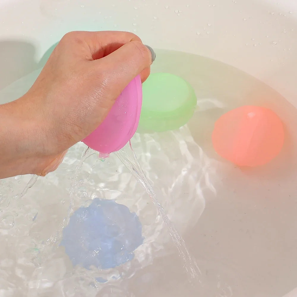 10-30Pcs Reusable Water Balloons Water Ball for Kids Outdoor Activities, Kids Pool Beach Bath Toys Water Bomb for Summer Games