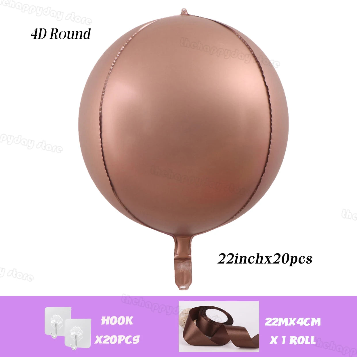 20/10Pcs Hanging 4D Round Foil Balloons 22in Dark Green 4D Round Balloon for Wedding Birthday Xmas Party Helium Air Globos Decor