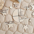 Ins Nordic Style Moon and Stars Wooden Self-Adhesive Decoration Set Home Space Theme Wall Art Decorative Wall Sticker Set