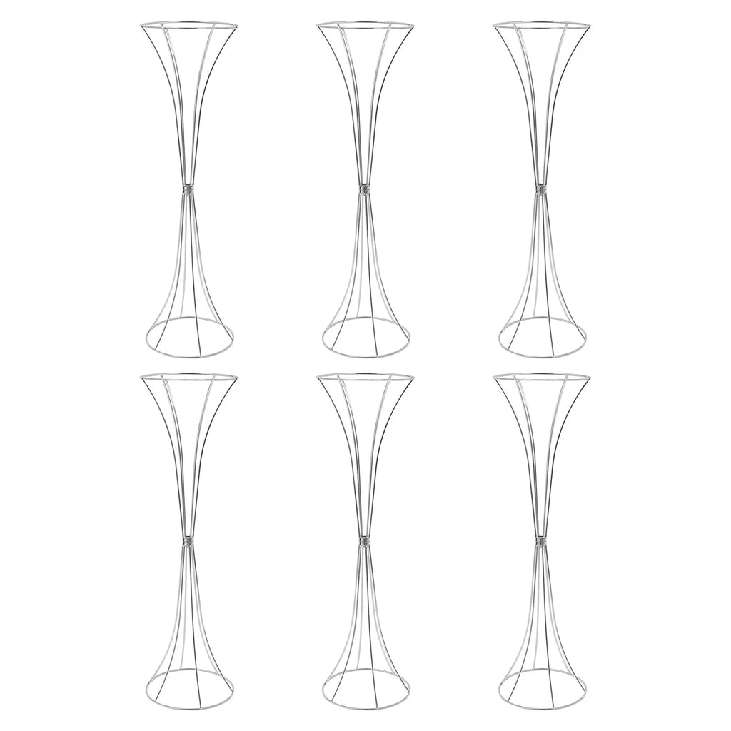 6PCS Wedding Flower Stand 2kg Load-bearing Capacity Artificial Flower Display Rack Flower Stand for Weddings Party