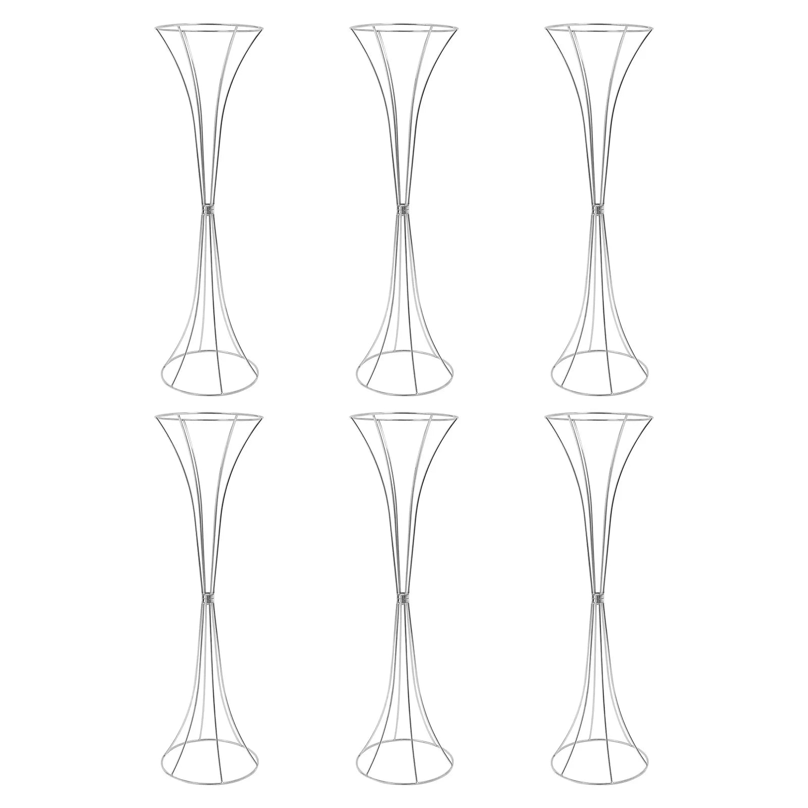 6PCS Wedding Flower Stand 2kg Load-bearing Capacity Artificial Flower Display Rack Flower Stand for Weddings Party