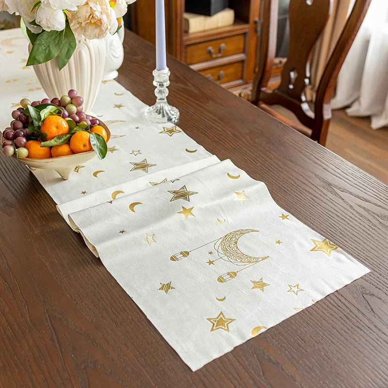 Middle Eastern Table Flag Decorations  Eid Al Fitr Parties Table Flags Dining Table Fabrics Meals Ramadan Party Decor Tablecloth