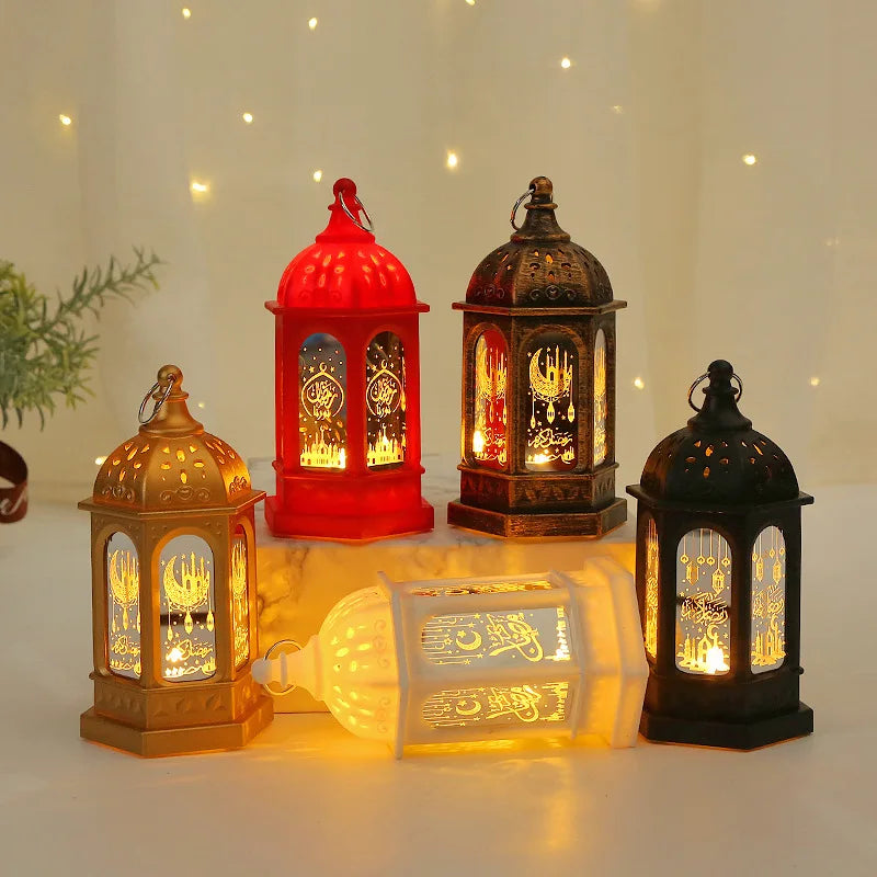 Ramadan Decoration 2026 LED Star Moon Candlestick Lamp Islamic Muslim Eid Mubarak for Ramadan Kareem Home Decor Lamp Party Gifts