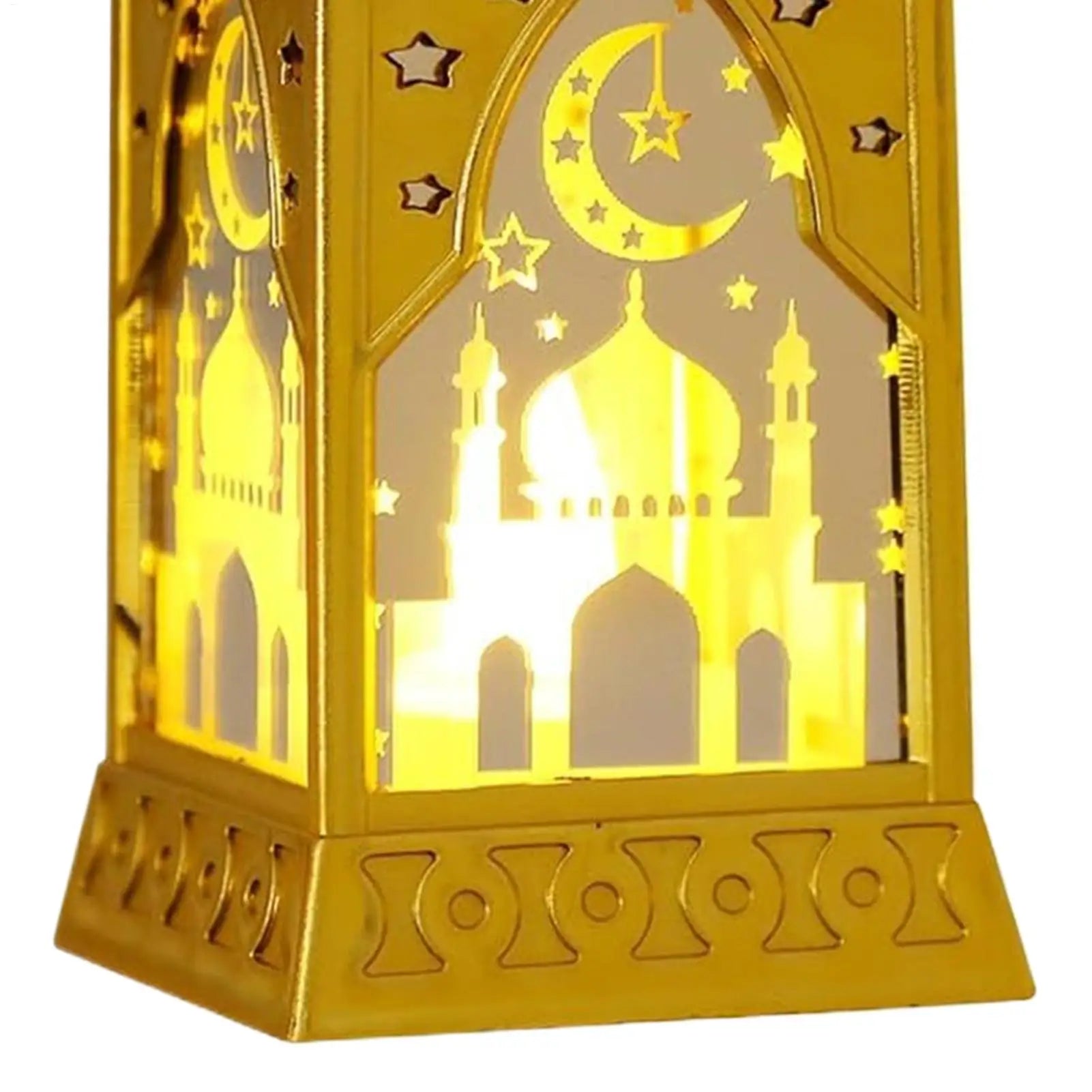 Muslim Ramadan Lantern Decor Ornament EID Mubarak LED Festival Night Light Eid Al Adha Gift Ramadan Decoration for Home