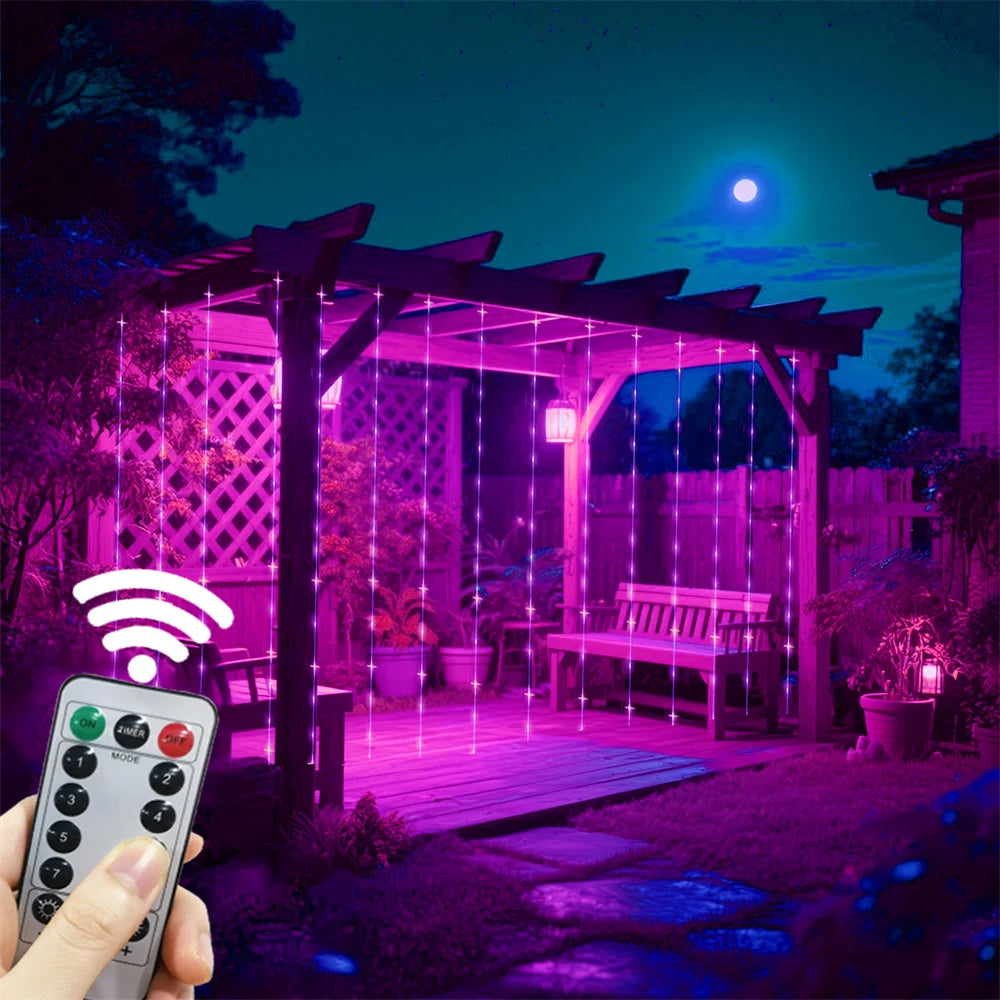 2026 Valentine's Day Fairy Lights 3/4/6m Festoon Eid Mubarak Wedding Window Room Ramadan Decoration LED Curtain Garland USB Plug