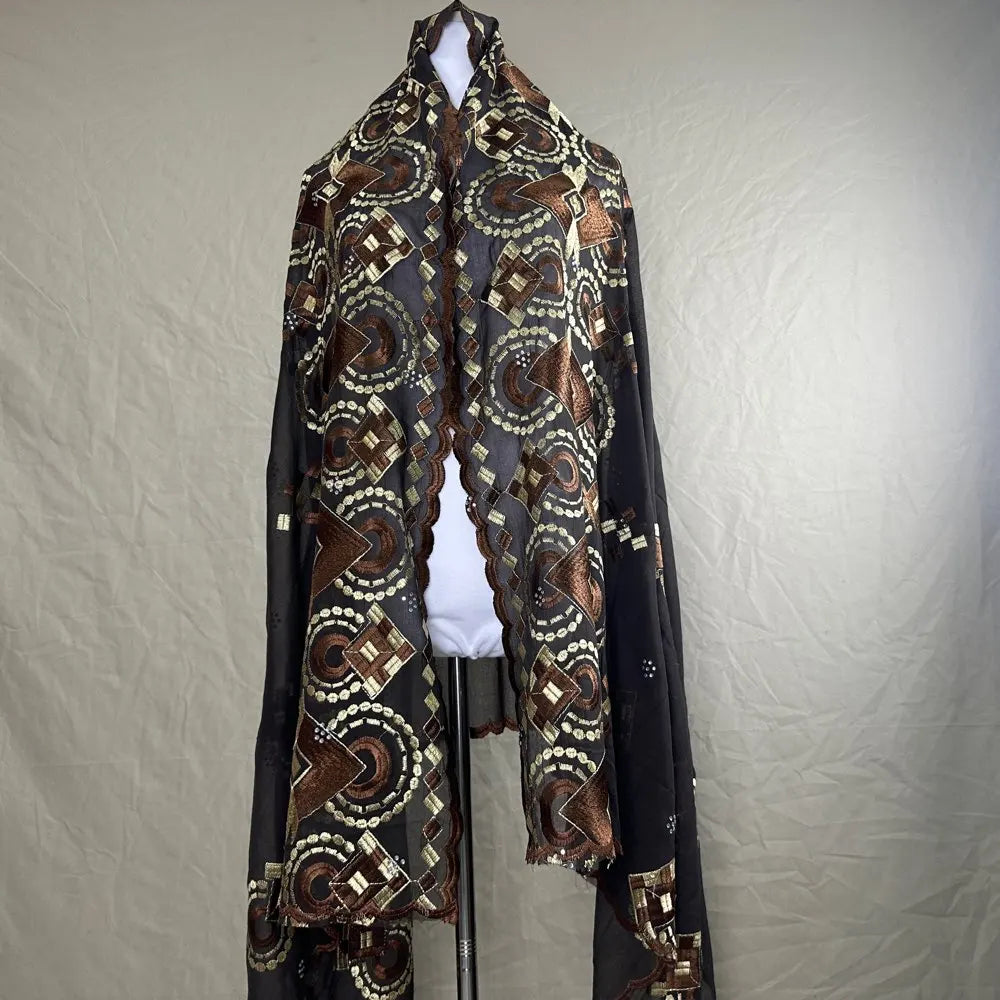 3D Stone New Dubai Scarf For Muslim Women African voile stone big Hijab Islam Hijab Pashmina Turban Headscarf Embroidery Shawls