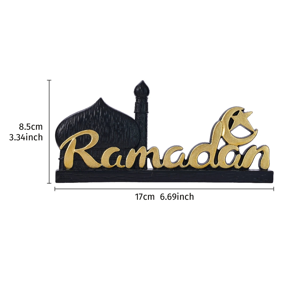 1PC, Creative Simple Castle Ramadan Letter-shaped Decorative Item, Suitable for Giving Cute Gifts During Ramadan Festival