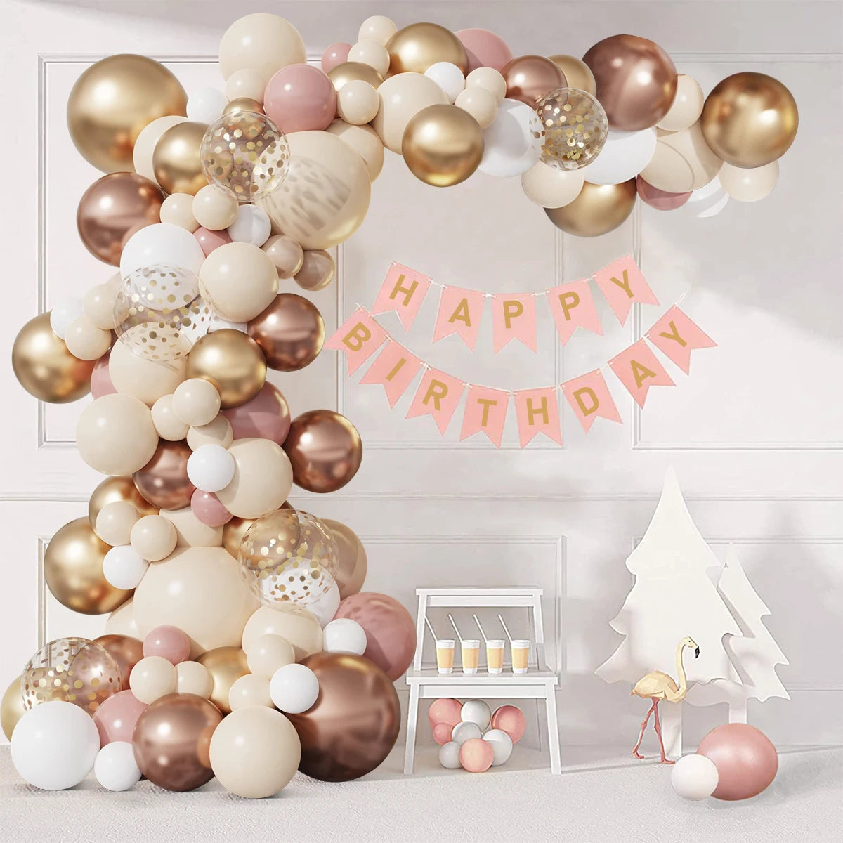 Balloon Garland Arch Kit Wedding Birthday Party Decoration Adult Kids Confetti Latex Ballons Baby Shower Wedding Party Supplies