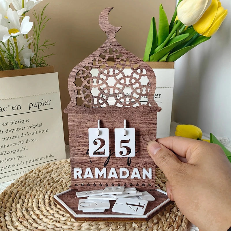 2026 Ramadan Countdown Calendar Eid Advent Calendars Muslim Islamic Eid al-Fitr Decorations Eid Mubarak Gifts