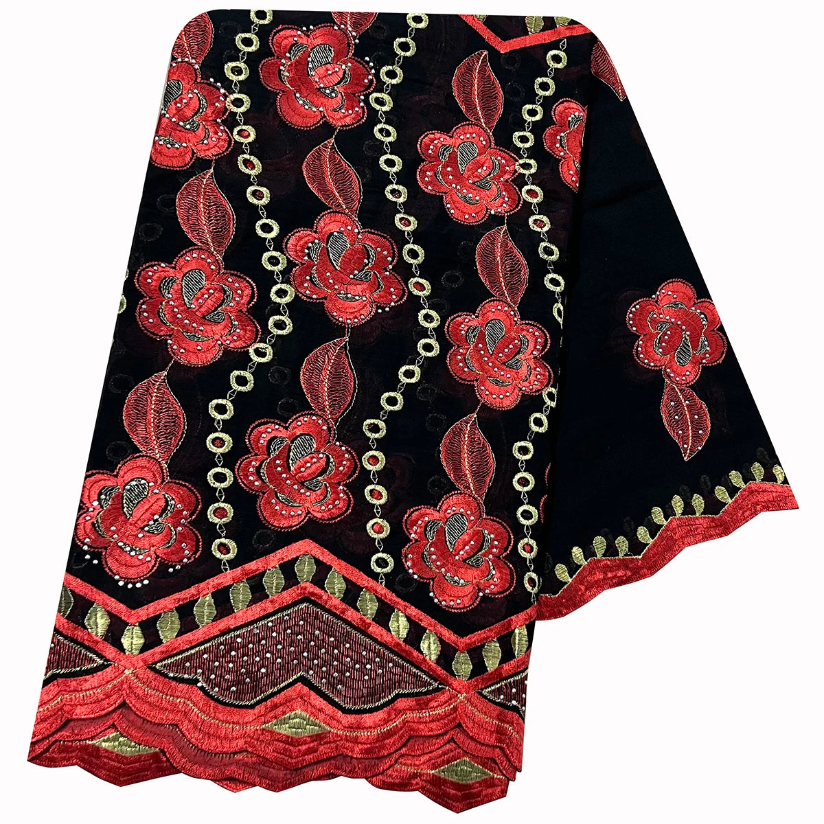 2026 New Dubai Scarf For Muslim Women African 100% Cotton Hijab Islam Hijab Pashmina Turban Headscarf Embroidery Shawls