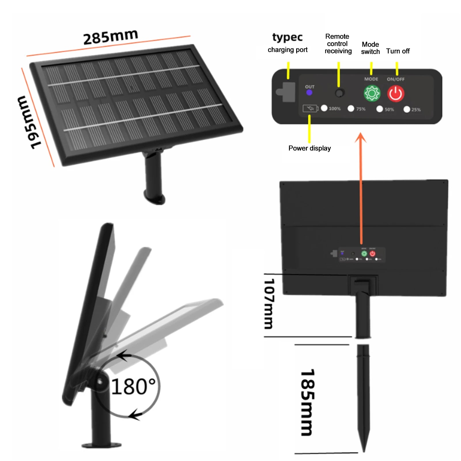 10M Solar Neon LED Strip Outdoor Pool IP67 Waterproof Flexible 2835 LED Tape Light Sign With Remote 24V 120LEDs/M Tube Diode