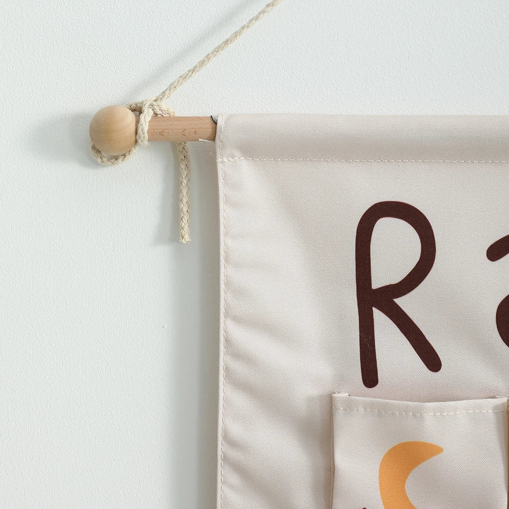 Reusable Acrylic Ramadan Countdown Calendar with Wooden Base – Eid Table Decor
