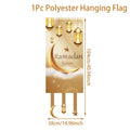 Eid Mubarak Decoration Hanging Flag Eid Mubarak Decor 2025 for Home Islamic Muslim Party Decor Ramadan Kareem Eid Al-Fitr Gift
