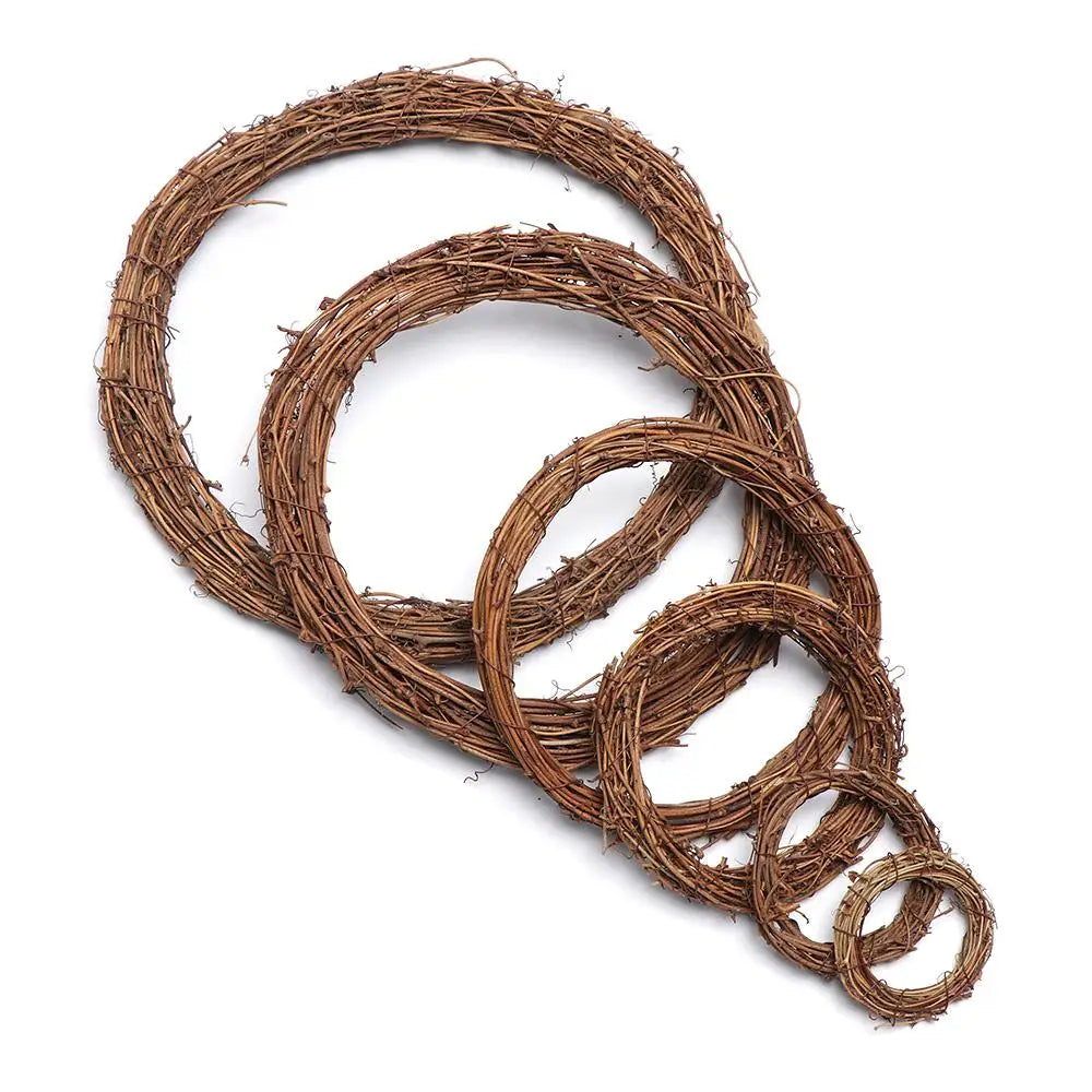 8-30CM Ramadan Decoration Eid Murbark Wedding Wreaths Decoration Garland Material Rattan Wreath DIY Wreath Party