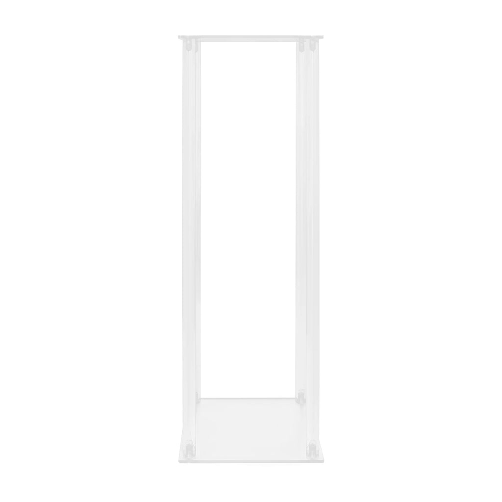 10Pcs Clear Acrylic Flower Stands Rectangular Flower Display Stand Acrylic Wedding Flower Stand 20x20x60cm