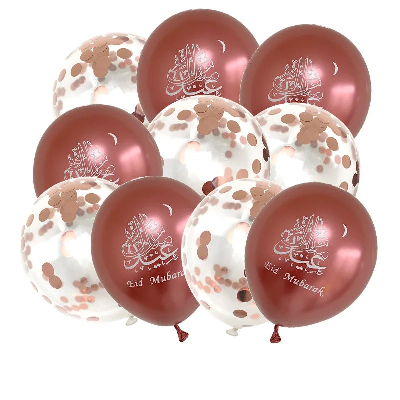 1set Moon Star Balloon Set for Muslim EID Mubarak Festival Home DIY Decoration Ramadan Kareem Kids Birthday Party Ballon Globos