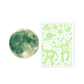 Astronaut Luminous Wall Stickers, Stars and Moon, Luminous Self-adhesive Wallpaper, Suitable for Children's Bedroom Decoration