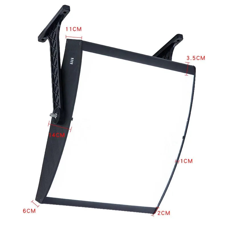 Ceiling Hanging Curved Menu Light Boxes, Illuminated Poster Frame for Restaurant, Cafe Store, 5 Graphics/Column