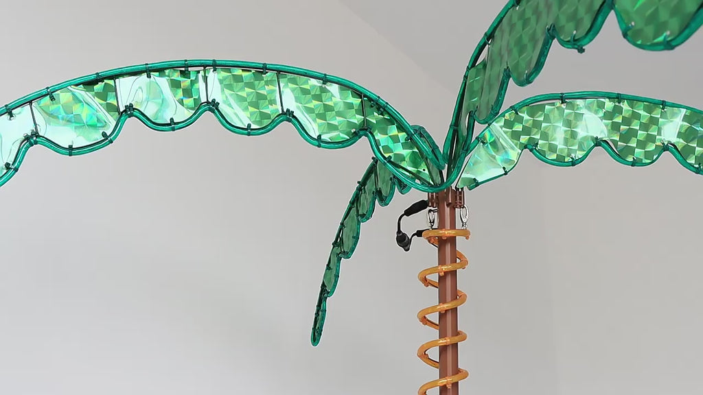 5 FT Tropical LED Rope Light Palm Tree Pre-Lit Artificial Tree Decor