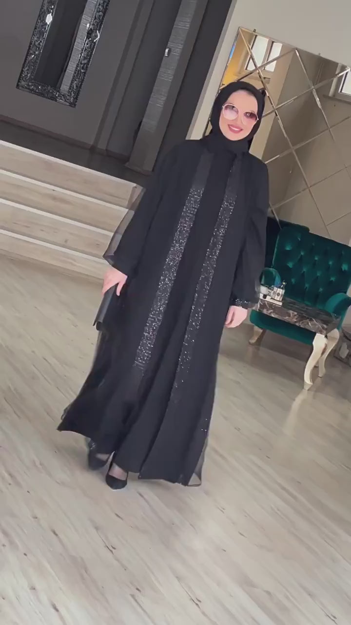 2024 Muslim Modest Women Dress – Eid & Ramadan Jalabiya Kaftan Robe