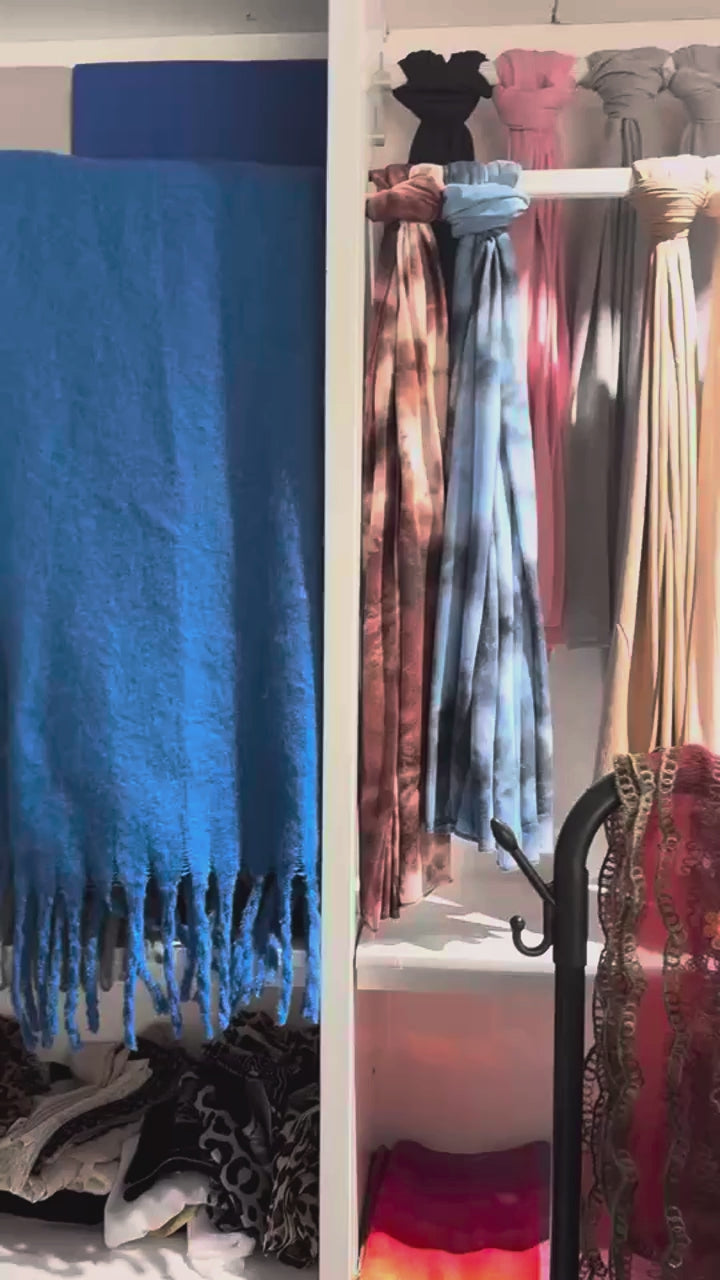 Cotton Rayon Modal Muslim Hijabs For Women Scarf Thin Plain Shawls Femme Musulman Soft Headscarf Islam Turban Headband 185*75CM