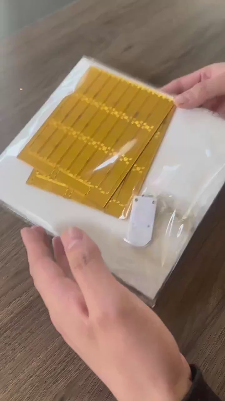 Golden Islamic Moon and Mosque 3D Acrylic Puzzle Decoration – Ramadan and Eid al-Fitr Party Centerpiece Decoration