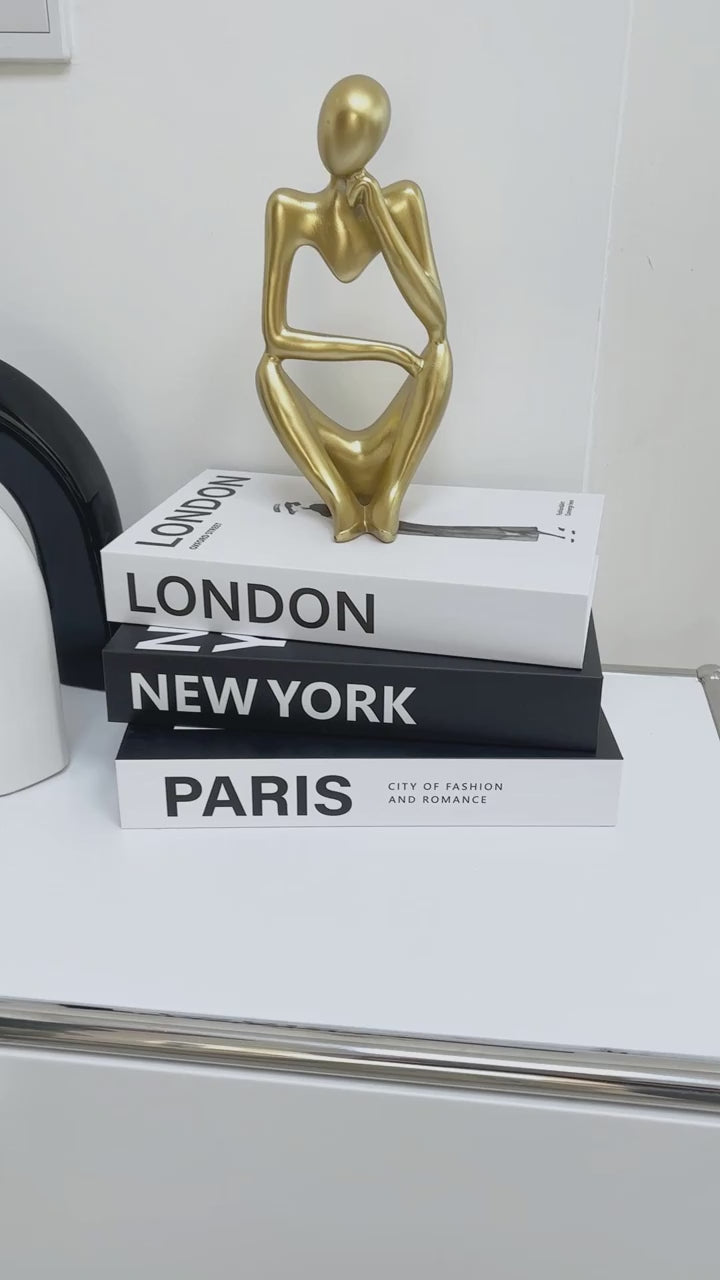 Islamic Luxury Fake Books Decorative Storage Box for Home