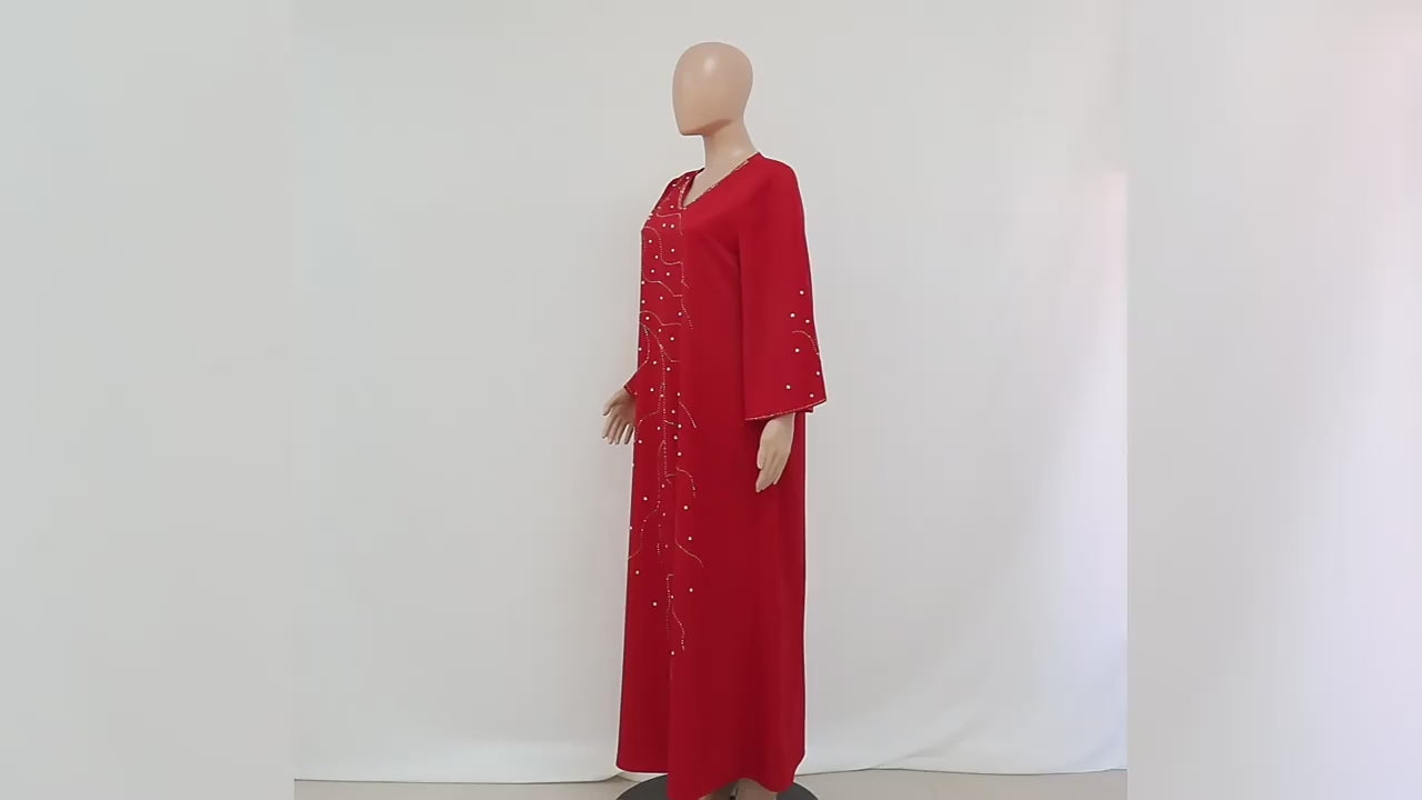Caftan Eid Elegant Muslim Women Dress Ramadan Party Dubai Abaya Turkey Islam Long Evening Dresses Musulmane Elegant Vestidos