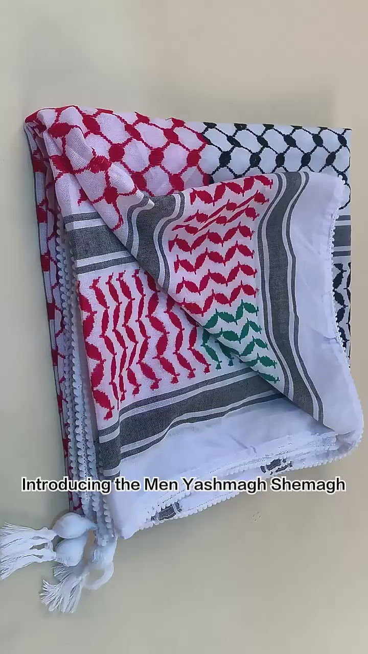 New Arab Men's and Women's Headscarf Jacquard Arafat UAE Dubai Scarf Middle East Saudi Arabia